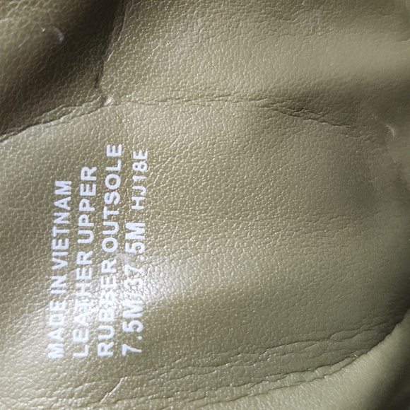 Michael Michael Kors Addie High-top Leather Olive Gold Sneakers (W Size 7.5) - Picture 12 of 16